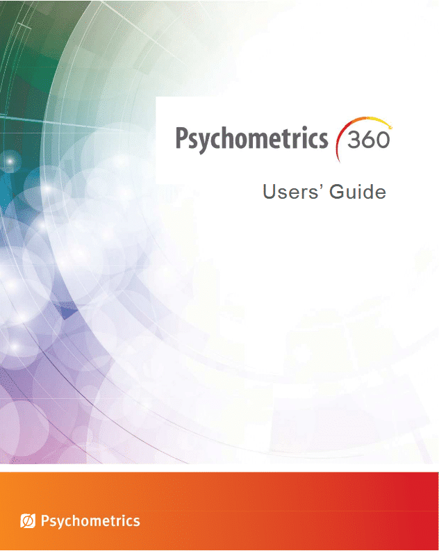 Psychometrics 360 User Guide