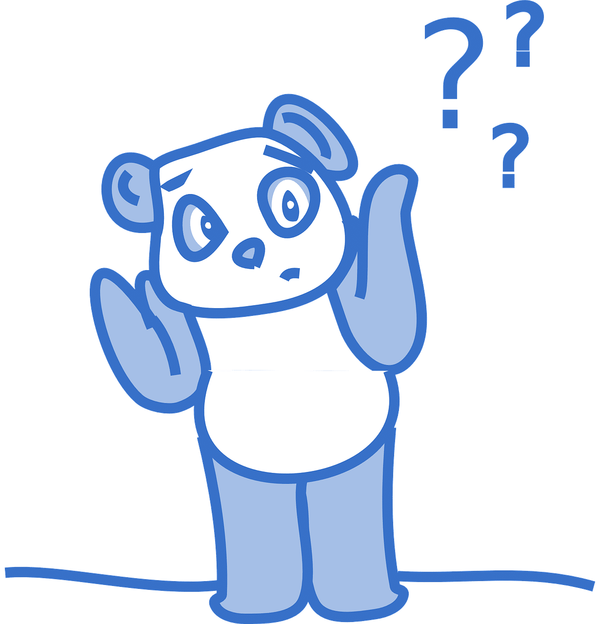 confused panda