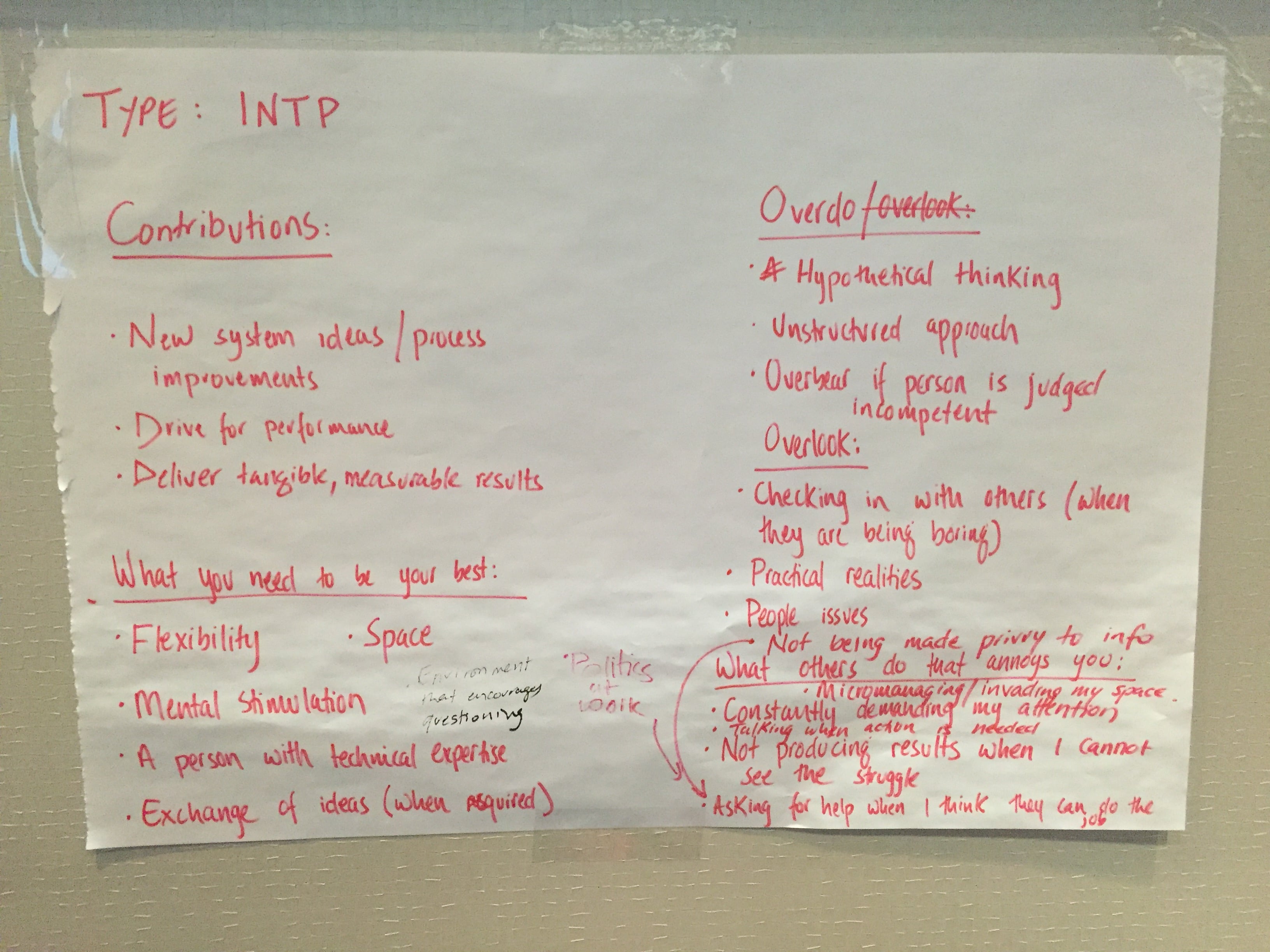 I did an MBTI test some years ago and got INTP as a result. After