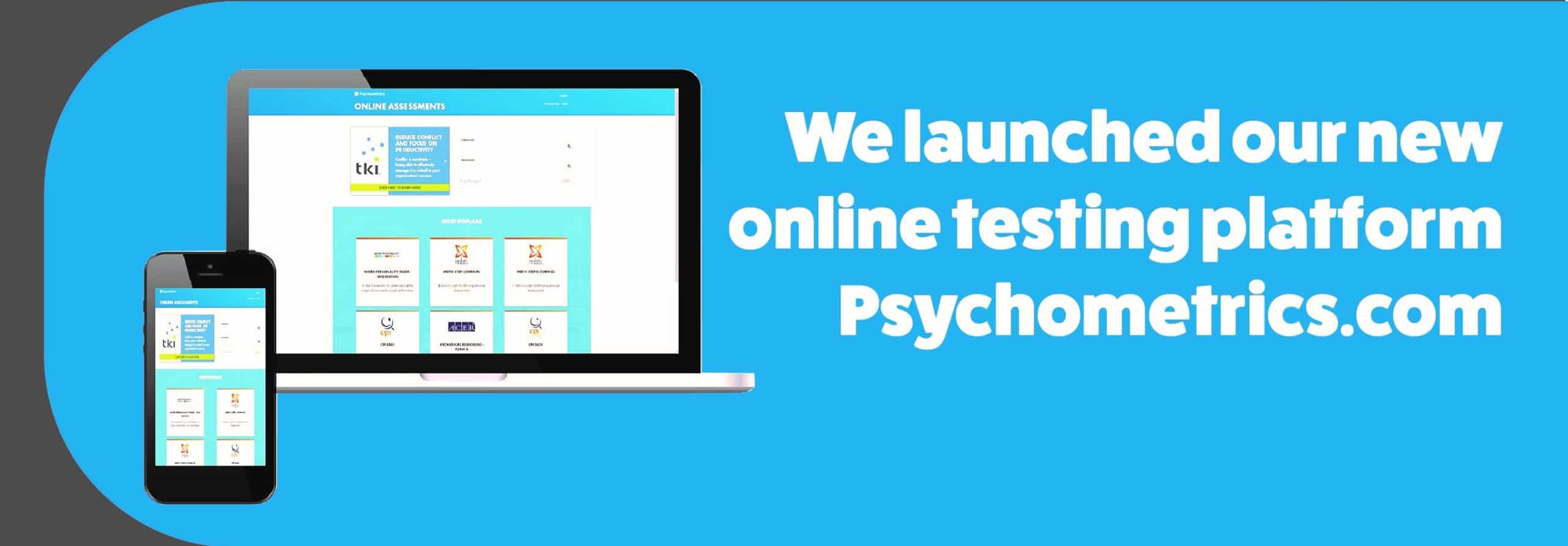 Launched online platform Psychometrics.com