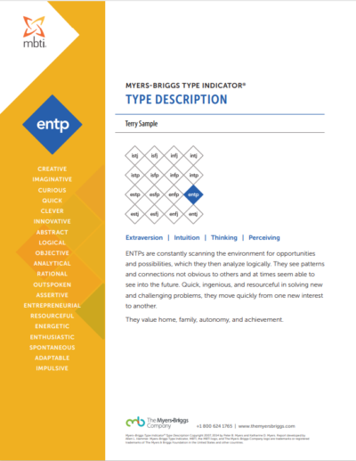 MBTI Complete Psychometrics Canada