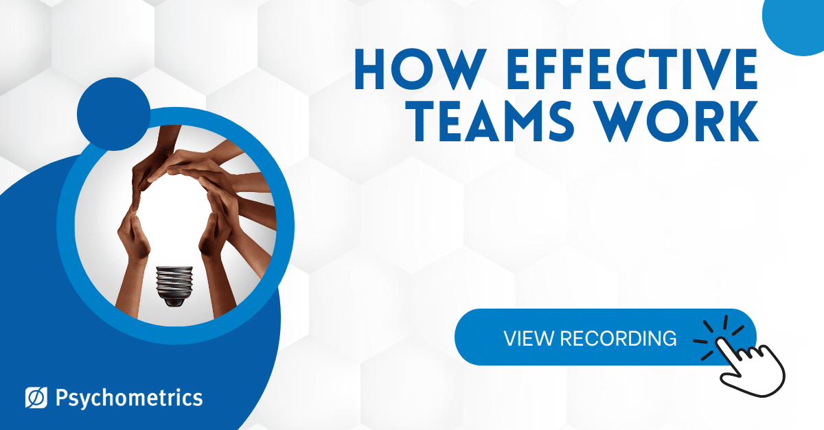 How Effective Teams Work View Recording