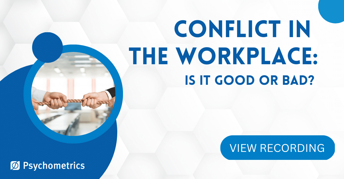 Conflict in the workplace is it good or bad RECORDING rectangle