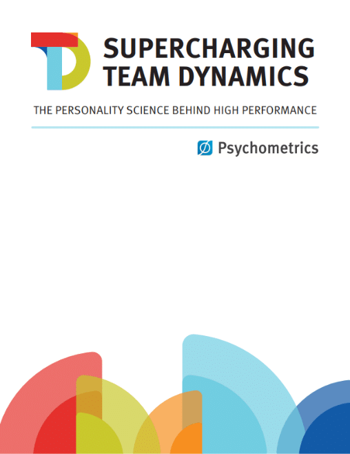 Supercharging Team Dynamics Cover Page