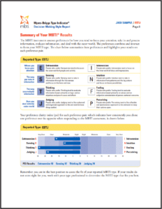 MBTI Decision Making