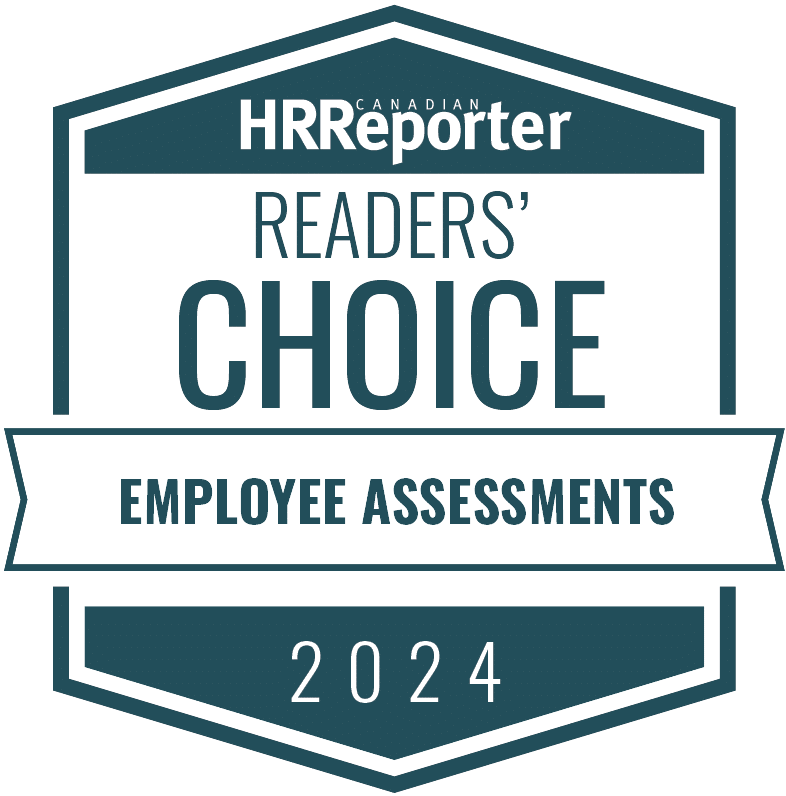  Psychometrics Canada team for being selected as this year's winner of the HR Reporter Readers Choice Award for Employee Assessments. 