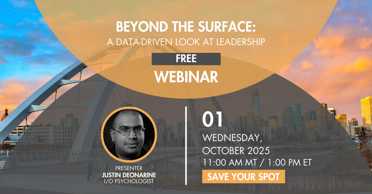 beyond the surface webinar - a data driven look at leadership