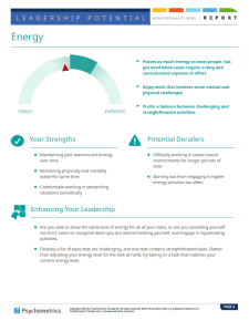 Leadership Potential Assessment Scale Page